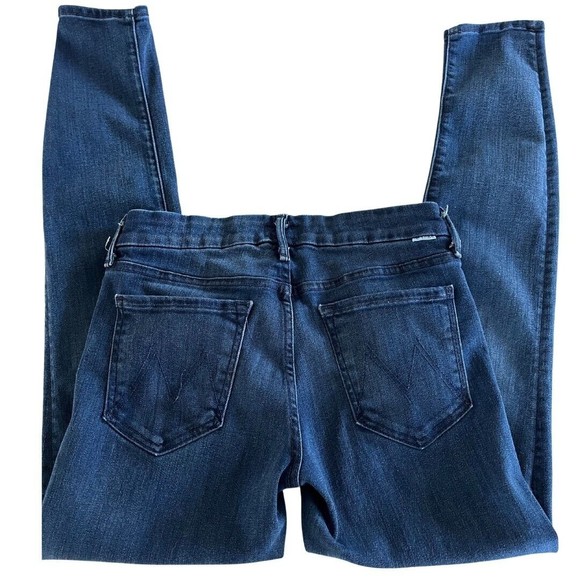 MOTHER The Looker Denim Skinny Jean in Dreamy Dark Wash Sz 27 - Picture 2 of 10